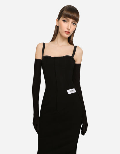 Ogani Strappy Maxi Dress In Black