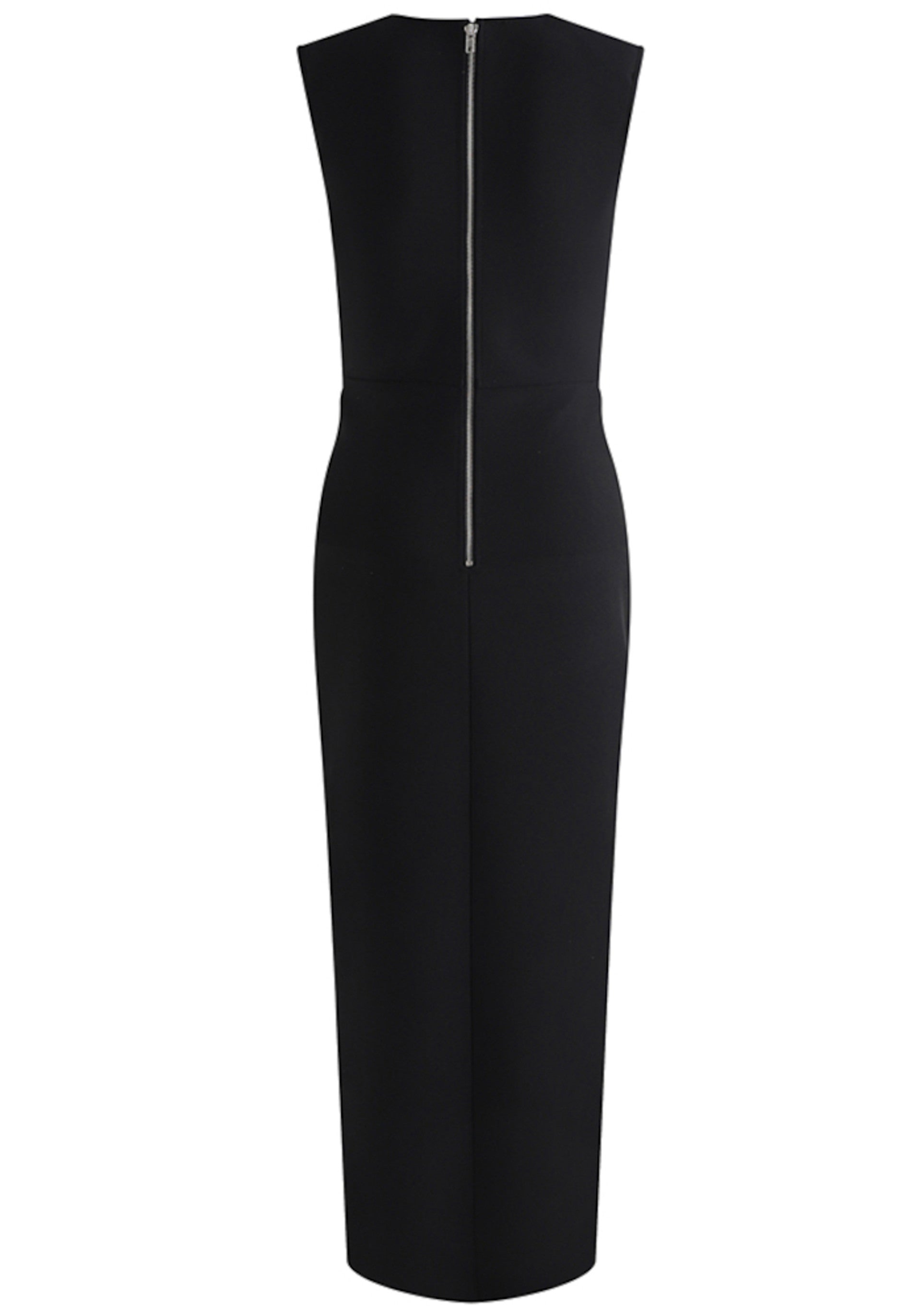 Jaren Floral Pearl Detail Maxi Dress In Black