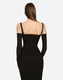 Ogani Strappy Maxi Dress In Black