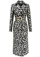 Romney Animal Print Trench Coat