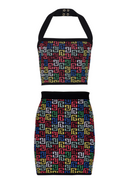 Leonie Knit Halterneck Top Skirt Set
