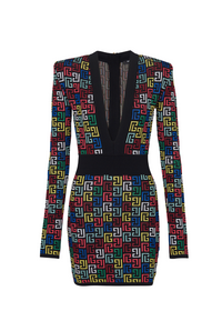 Leonie Multicolor Knit Mini Dress