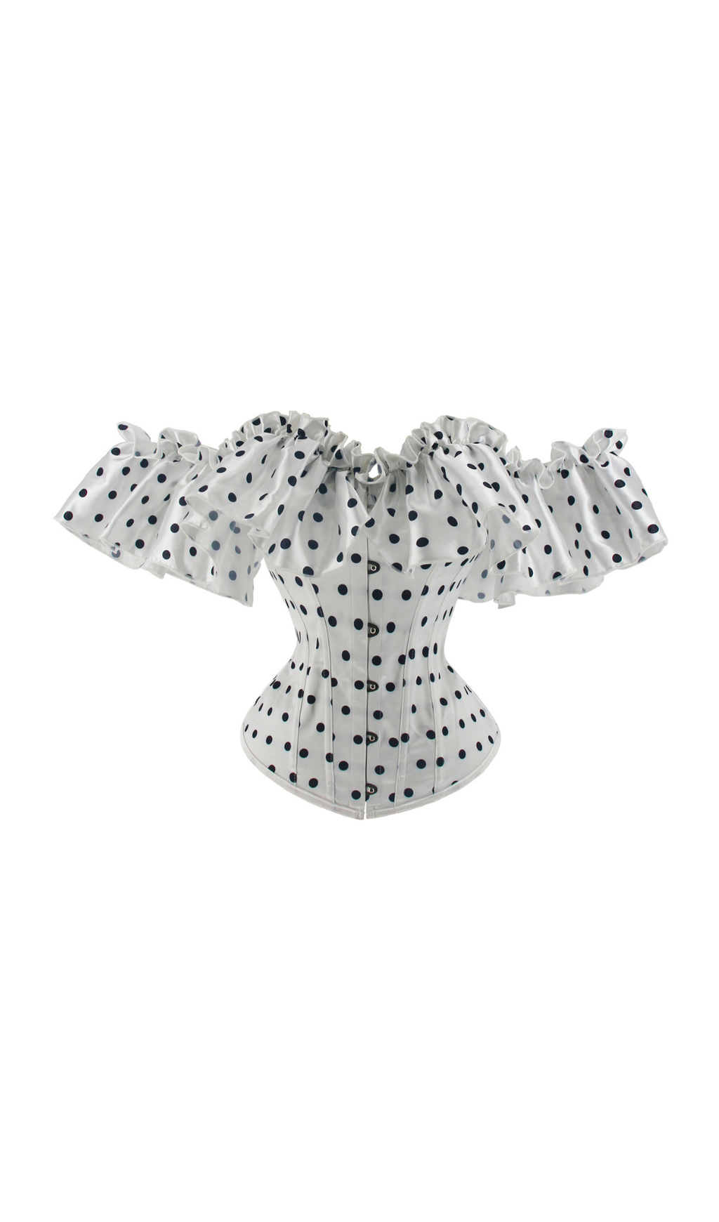 Dulcie Polka Dot Off-Shoulder Corset