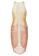 Basanti Tassel Detail Mini Dress