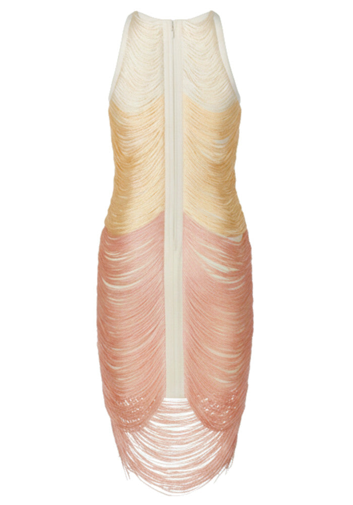 Basanti Tassel Detail Mini Dress