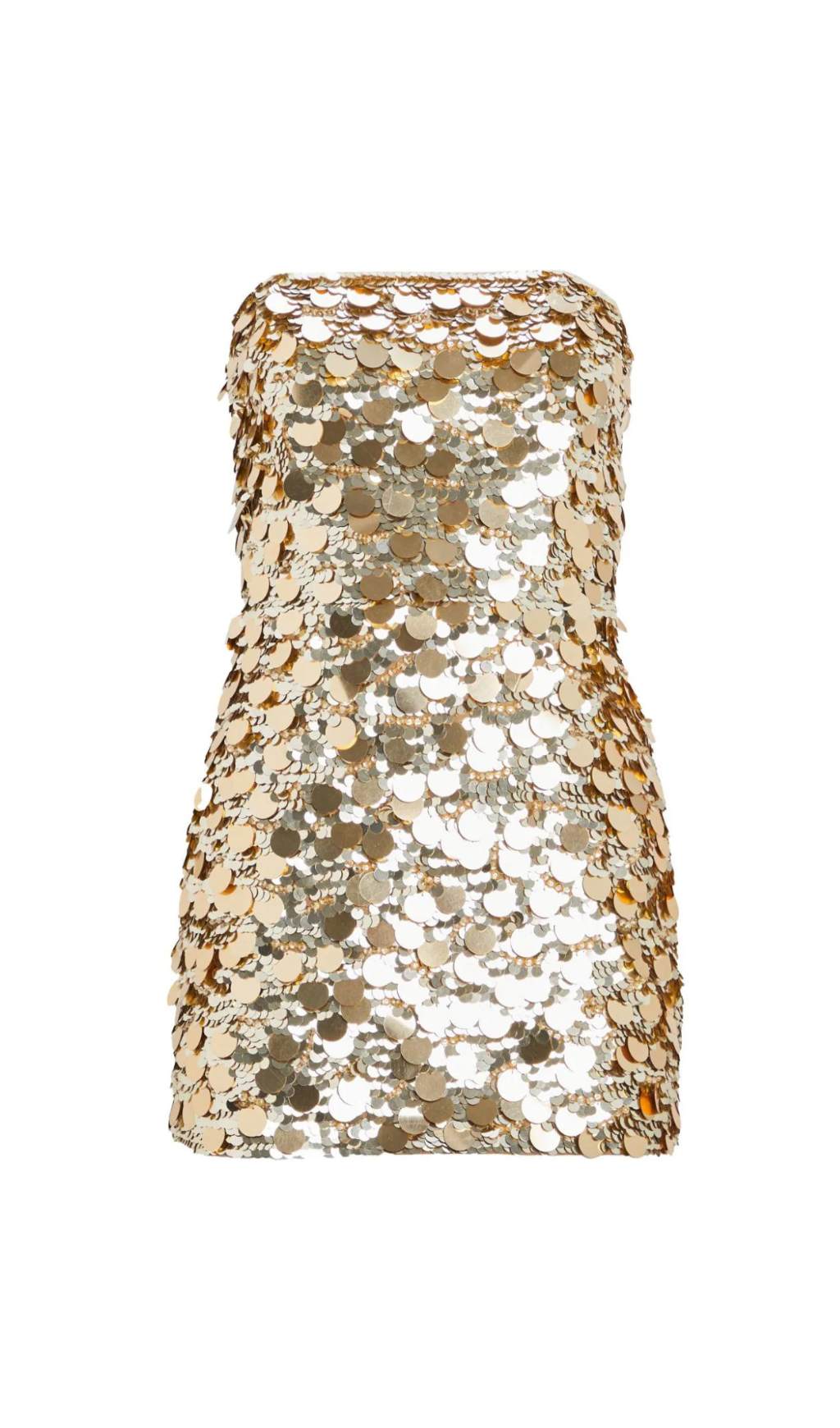 Sydnie Sequin-Embellished Strapless Mini Dress L Sydnie Sequin-Embellished Strapless Mini Dress L