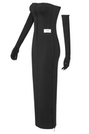 Ogani Strappy Maxi Dress In Black