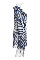 Kavaca Long Sleeve Ruffle Mini Dress