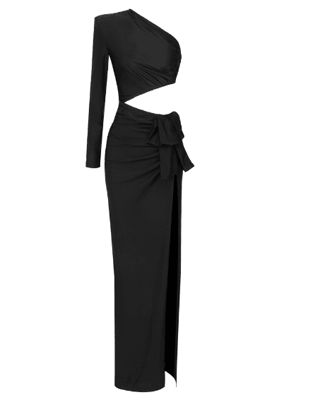 Creed One Shoulder Cutout Maxi Dress