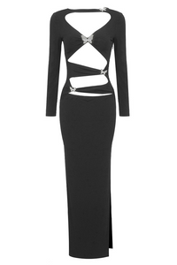 Nydia Butterfly Cutout Maxi Dress