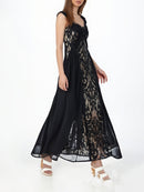 Lodovico Sleeveless Embroidered Maxi Dress