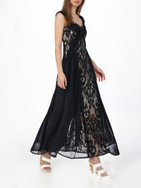 Lodovico Sleeveless Embroidered Maxi Dress