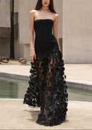 Benicio Strapless A Line Maxi Dress