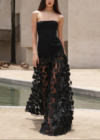 Benicio Strapless A Line Maxi Dress