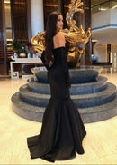 Caus Strapless Mermaid Maxi Dress In Black