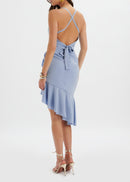 Dyzma Ruffle Hem Midi Dress