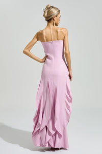 Solvrek Pink Mermaid Maxi Dress