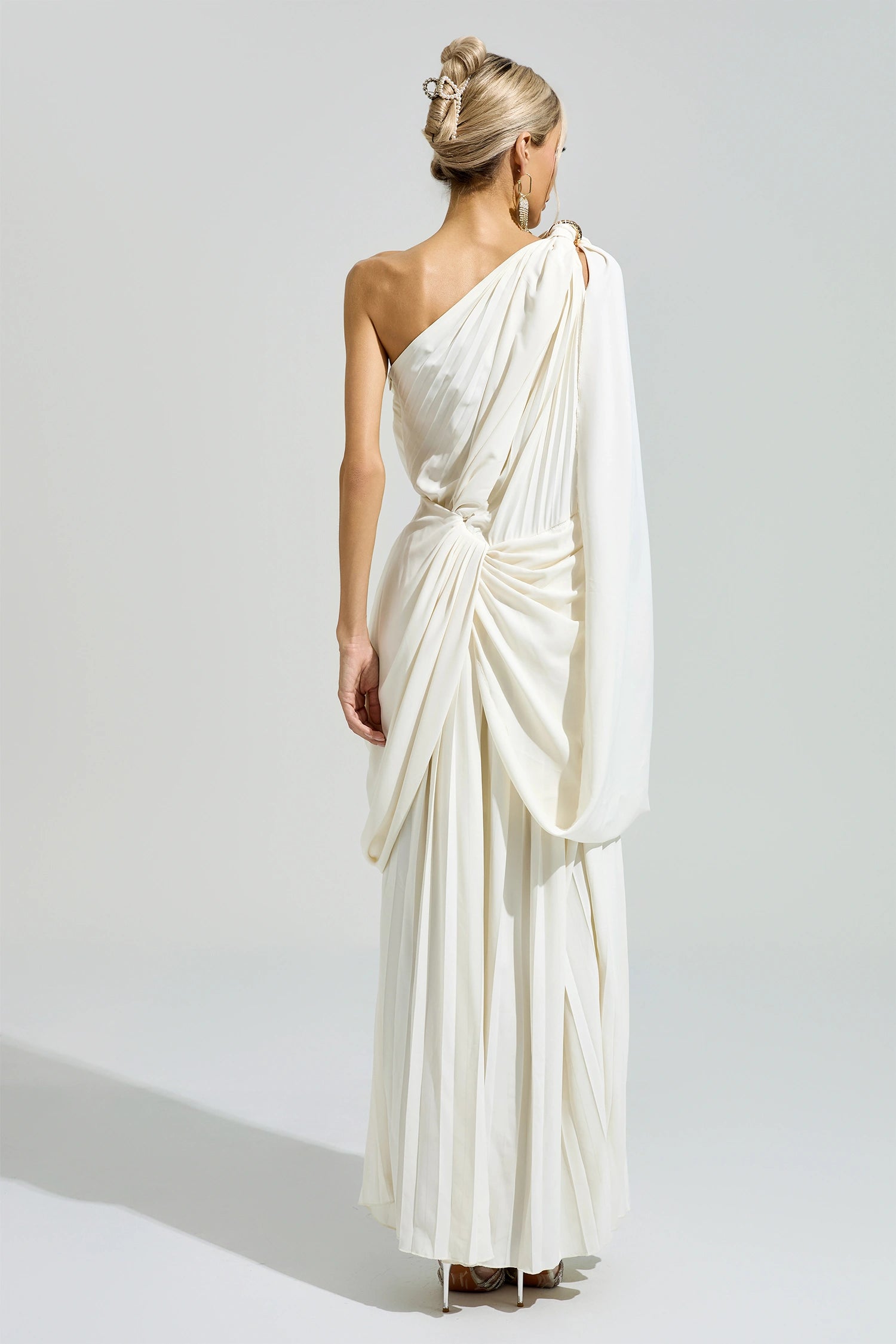 Pyrakon Apricot Sleeveless Maxi Dress