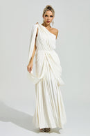 Pyrakon Apricot Sleeveless Maxi Dress