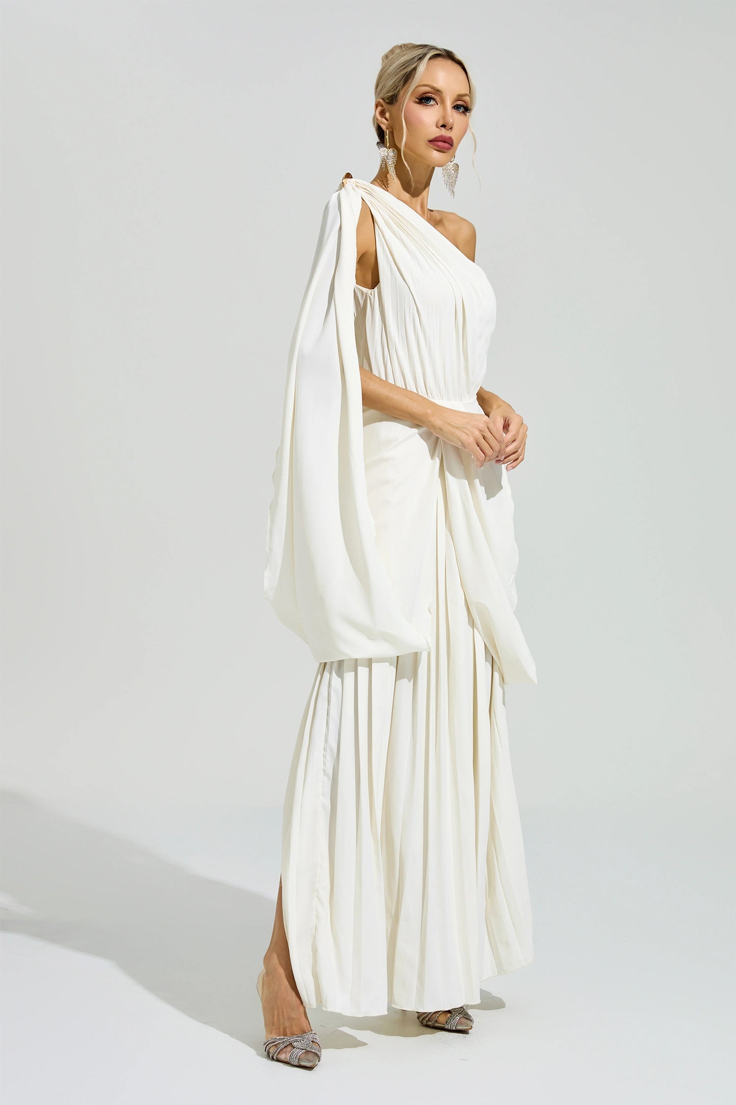 Pyrakon Apricot Sleeveless Maxi Dress