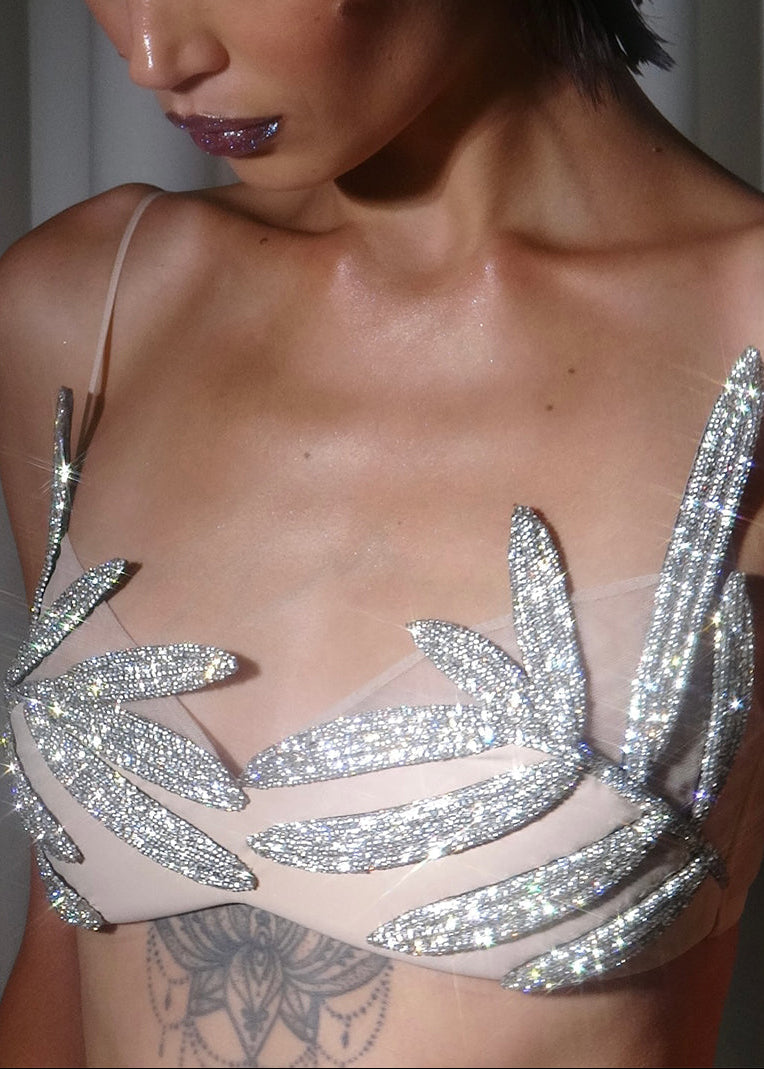 Marilee Rhinestones Top Bra