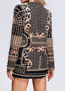 Salwa Pearl Blazer Mini Dress
