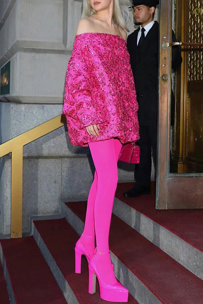 Vla Pantyhose In Hot Pink