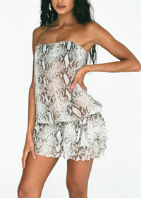 Jolie Printed Mini Dress