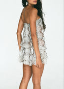 Jolie Printed Mini Dress