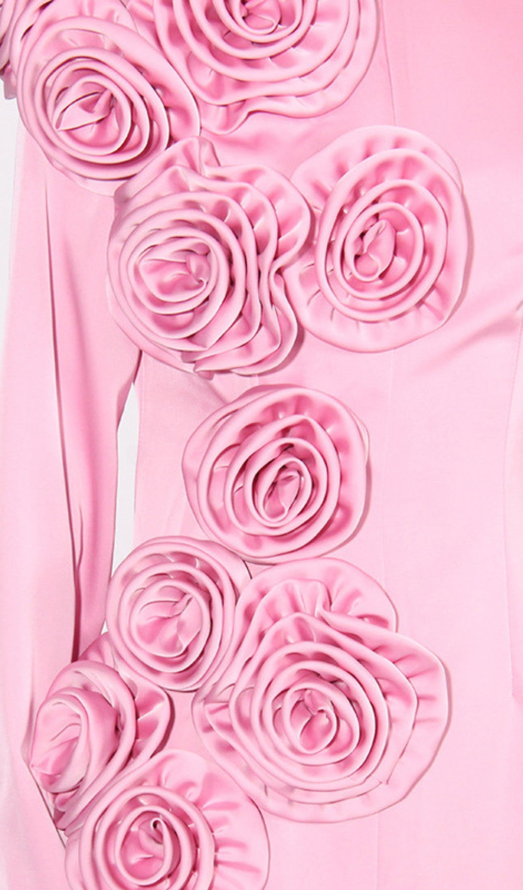 Garina Flower Maxi Dress In Pink