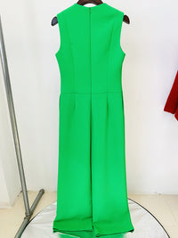 Aryan Lace-Up Sleeveless Jumpsuit