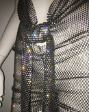 Serena Cutout Chainmail  Mini Dress