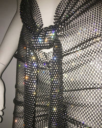 Serena Cutout Chainmail  Mini Dress