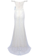 Daxara Crystal Floral Sequin Maxi Dress In Light Blue