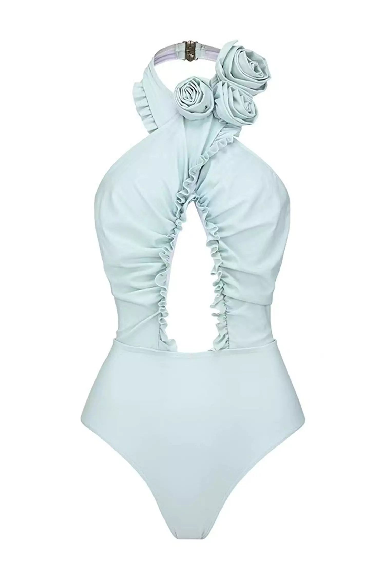 Raisa Floral One Piece Swimwear In Blue