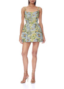 Sorexil Sequined Floral Mini Dress