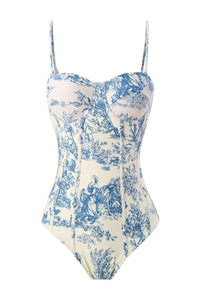 Kara One Piece Swimwear In Blue