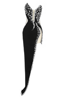 Blani Strapless Embellished Bandage Dress