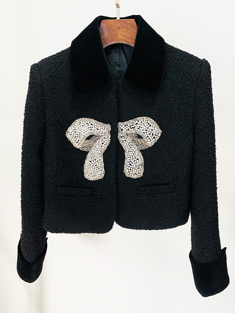 Wilma Bow Beaded Jacket