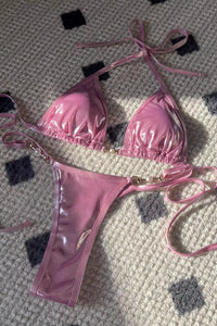 Luz Halter Bikini In Pink