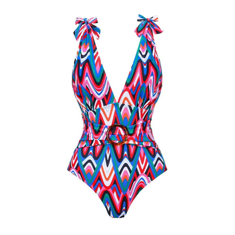 Ozzy Printed Swimsuit Set
