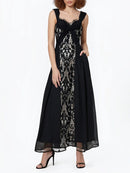 Lodovico Sleeveless Embroidered Maxi Dress