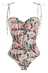 Aether Flower Printed Swimwear In Pink
