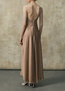 Vevionx One Shoulder Maxi Dress