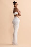 Jehiel Pearl Bodycon Maxi Skirt Set