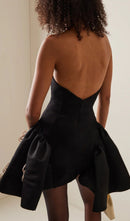 ARENDA FLOWER MINI BANDAGE DRESS-Fashionslee