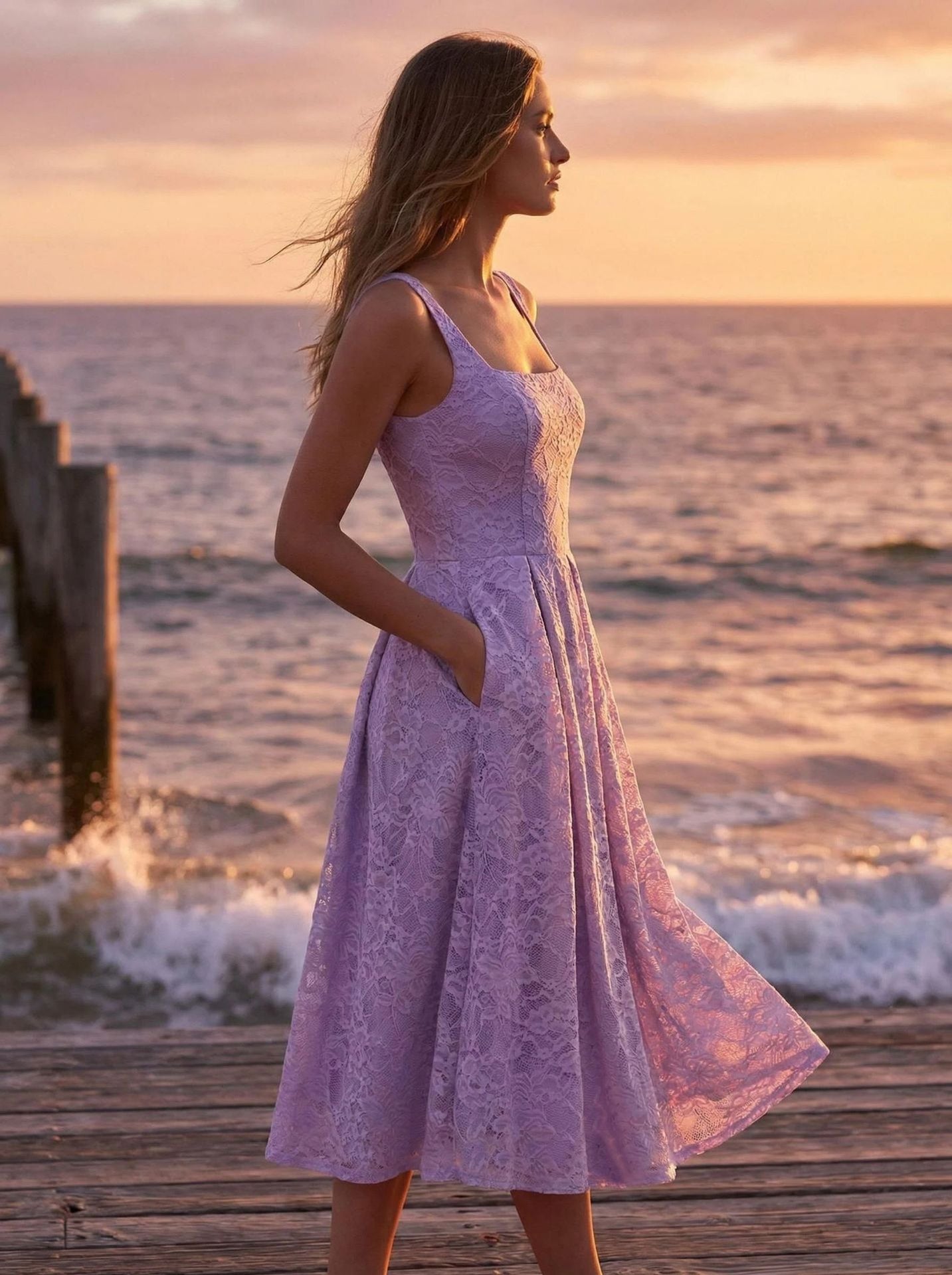 Donae Floral Bridesmaid Maxi Dress