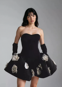 Doro Flower Mini Bandage Dress