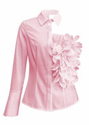 Chantal Flower Cutout Top