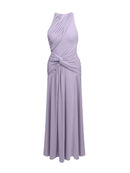 Genevra Purple Ruched Maxi Dress